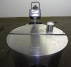 Used Stainless Steel Mix Tank, Approximately 90 gallons, 304 Stainless Steel, V