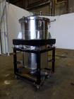 Used Tank, Approximate 250 Gallon, 316 Stainless Steel, Vertical.