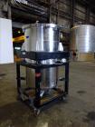 Used Tank, Approximate 250 Gallon, 316 Stainless Steel, Vertical.