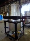Used Tank, Approximate 250 Gallon, 316 Stainless Steel, Vertical.