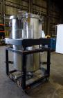 Used Tank, Approximate 250 Gallon, 316 Stainless Steel, Vertical.