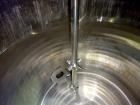 Used Jacketed Mix Tank, Approx. 300 Gallon, 304 Stainless Steel, Vertical.