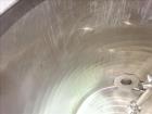 Used Jacketed Mix Tank, Approx. 300 Gallon, 304 Stainless Steel, Vertical.