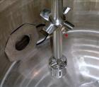 Used Jacketed Mix Tank, Approx. 300 Gallon, 304 Stainless Steel, Vertical.