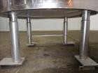 Used Jacketed Mix Tank, Approx. 300 Gallon, 304 Stainless Steel, Vertical.
