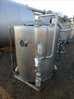 Used Tank, Approximate 300 gallon, Stainless Steel, Vertical.
