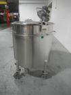 Used Lee tank, 130 gallon, model 500LDBT, stainless steel construction, approximately 36