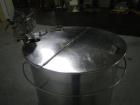 Used Lee tank, 130 gallon, model 500LDBT, stainless steel construction, approximately 36