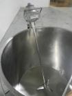 Used Lee tank, 130 gallon, model 500LDBT, stainless steel construction, approximately 36