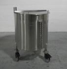 Used Lee tank, 130 gallon, model 500LDBT, stainless steel construction, approximately 36