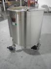 Used Lee tank, 130 gallon, model 500LDBT, stainless steel construction, approximately 36