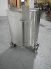 Used Lee tank, 130 gallon, model 500LDBT, stainless steel construction, approximately 36