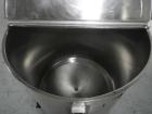 Used Lee tank, 130 gallon, model 500LDBT, stainless steel construction, approximately 36