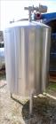 Used- Tank, Approximate Gallon, 316 Stainless Steel, Vertical.