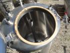 Used Tank, Approximate Gallon, 316 Stainless Steel, Vertical.