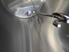 Used Tank, Approximate Gallon, 316 Stainless Steel, Vertical.