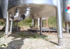 Used Tank, Approximate Gallon, 316 Stainless Steel, Vertical.