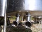 Used- Tank, Approximate Gallon, 316 Stainless Steel, Vertical.