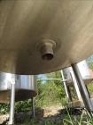 Used Tank, Approximate Gallon, 316 Stainless Steel, Vertical.