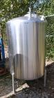 Used Tank, Approximate Gallon, 316 Stainless Steel, Vertical.