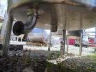 Used Tank, Approximate Gallon, 316 Stainless Steel, Vertical.