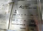 Used- Inox’ouest Pressure Mix Tank, 100 Liter, 316 Stainless Steel, Vertical.