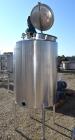 Used- Tank, 200 Gallon, Stainless Steel, Vertical.