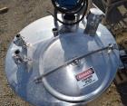 Used Tank, 200 Gallon, Stainless Steel, Vertical.
