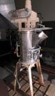Used- Mix Tank, Approximately 50 Gallon, Stainless Steel, With Cone Drive.