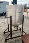 Used- Stainless Steel Tank, 175 gallon