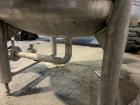 Used Tank, Approximate 250 Gallon, Stainless Steel, Vertical. Approximate 30