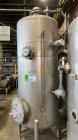Used Tank, Approximate 250 Gallon, Stainless Steel, Vertical. Approximate 30
