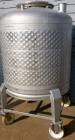 Used- UCON 800 Liter Jacketed Tank, 211 Gallon, 316 Stainless Steel, Vertical. Approximate 40