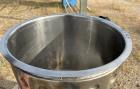 Used- Jacketed Tank, Approximate 20 Gallon, Stainless Steel, Vertical. Approximate 18