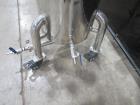 Lot of (2) Used USA Lab 100LB Jacketed Tanks – 304 Stainless Steel, 60L Capacity