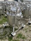 Used- Stainless Steel 120 Liter / 31.7 Gallon Jacketed Tank, Stainless Steel, Vertical. Approximate 20