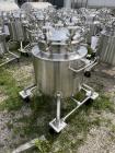 Used- Stainless Steel 120 Liter / 31.7 Gallon Jacketed Tank, Stainless Steel, Vertical. Approximate 20