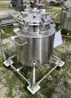 Used- Stainless Steel 120 Liter / 31.7 Gallon Jacketed Tank, Stainless Steel, Vertical. Approximate 20