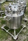 Used- Stainless Steel 120 Liter / 31.7 Gallon Jacketed Tank, Stainless Steel, Vertical. Approximate 20