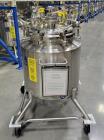 Used- Stainless Steel 120 Liter / 31.7 Gallon Jacketed Tank, Stainless Steel, Vertical. Approximate 20