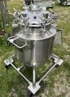 Used- Stainless Steel 120 Liter / 31.7 Gallon Jacketed Tank, Stainless Steel, Vertical. Approximate 20