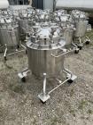 Used- Stainless Steel 120 Liter / 31.7 Gallon Jacketed Tank, Stainless Steel, Vertical. Approximate 20