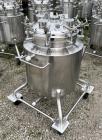 Used- Stainless Steel 120 Liter / 31.7 Gallon Jacketed Tank, Stainless Steel, Vertical. Approximate 20