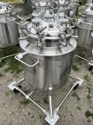 Used- Stainless Steel 120 Liter / 31.7 Gallon Jacketed Tank, Stainless Steel, Vertical. Approximate 20