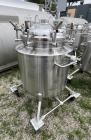 Used- Stainless Steel 120 Liter / 31.7 Gallon Jacketed Tank, Stainless Steel, Vertical. Approximate 20