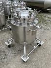 Used- Stainless Steel 120 Liter / 31.7 Gallon Jacketed Tank, Stainless Steel, Vertical. Approximate 20