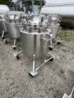 Used- Stainless Steel 120 Liter / 31.7 Gallon Jacketed Tank, Stainless Steel, Vertical. Approximate 20