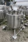 Used- Stainless Steel 120 Liter / 31.7 Gallon Jacketed Tank, Stainless Steel, Vertical. Approximate 20