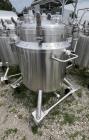 Used- Stainless Steel 120 Liter / 31.7 Gallon Jacketed Tank, Stainless Steel, Vertical. Approximate 20