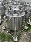 Used- Stainless Steel 120 Liter / 31.7 Gallon Jacketed Tank, Stainless Steel, Vertical. Approximate 20